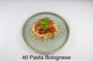 40 Pasta Bolognese